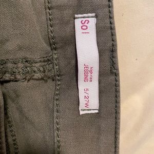 Olive Green Skinny Jeans